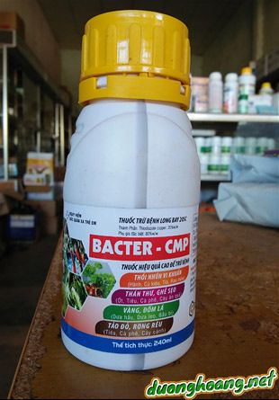 Thuốc trừ bệnh Long Bay 20SC, hiệu BACTER-CMP đặc tri thối nhũn vi khuẩn, thán thư, ghẻ sẹo, vàng lá, đốm lá, tảo đỏ rông rêu